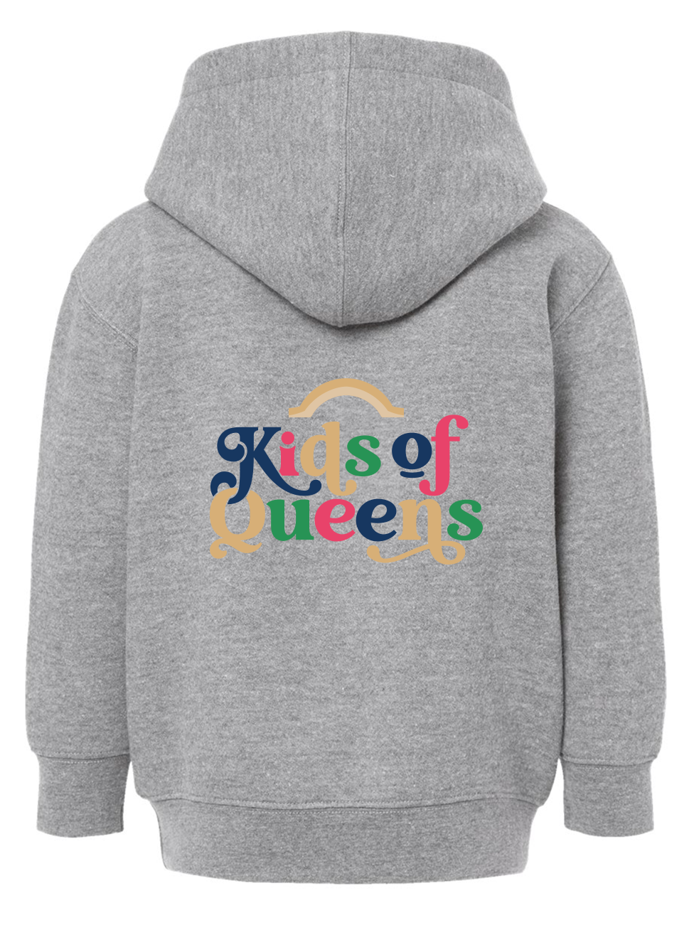 Toddler Grey Hoodie with Classic Logo