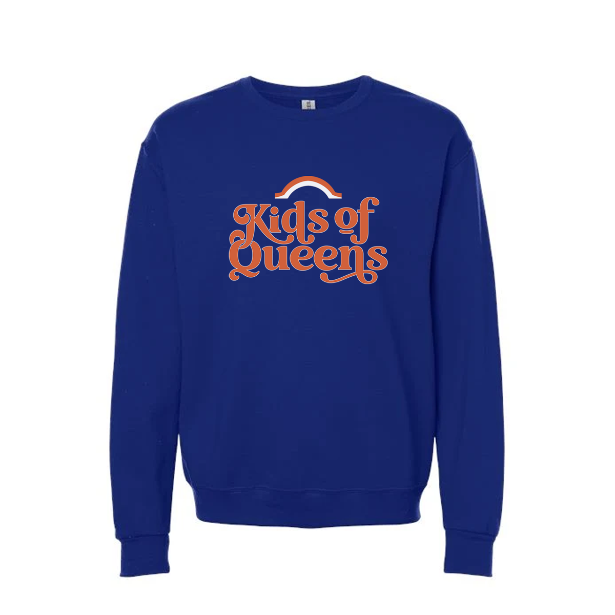 Youth Home Team Crewneck with Orange Logo