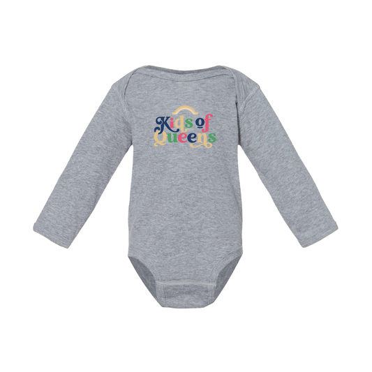 Infant Grey Onesie with Classic Logo